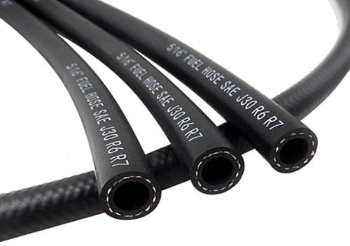 Fuel Line Hose 5mm, 6mm, 8mm or 10mm ID in 1, 5 or 10 metres Long - Fuel Hose for Trucks, Cars, Tractors, or Small Engines (1 Metre, 5mm ID)