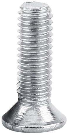 KooingTech Viti a testa svasata M3, 100 pezzi, in acciaio inox, M3 x 16 viti di sicurezza