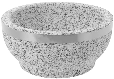 Veemoon Bol Diffuseur D’huiles Essentielles pour Sauna 400 ML en Pierre Naturelle 14 Cm, Accessoire D’aromathérapie pour Spa Maison, Diffusion Homogène et Résistance Haute Température