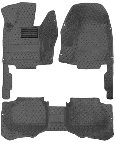 Auto Fußmatten für B#M W 3 Series F30 F31 F34 F35 2011-2019 Sedan Four-Door 316i 318i 320i 323i 325i 328i 330i 335i 340i PU-Leder Automatten, wasserdicht, rutschfest, Allwetter Schwarz