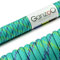 Ganzoo Paracord 550 Seil 4mm Outdoor-Schnur / 15 Meter/Typ 3 / Nylon & Polyester/ 7 Innenstränge/Allzweckseil für Hundehalsband/Hundeleine & Knüpfen/Camping & Survival/Türkis Blau