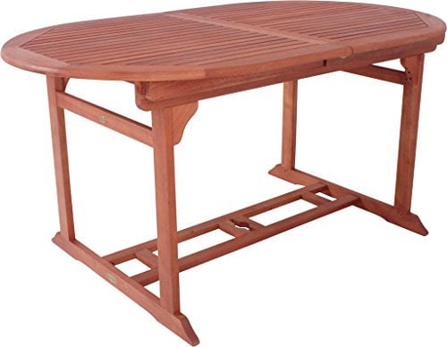 Gravidus ausziehbarer Gartentisch aus Holz, 150-200 cm