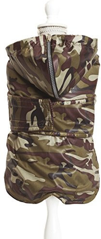 Croci C7274457 Steppjacke Dachshund Military, 39 cm