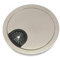 PRIOstahl® Kabeldurchlass Kabeldurchführung Kabelauslass Metall / Ø68mm Edelstahl (Optik) / Gummidichtung