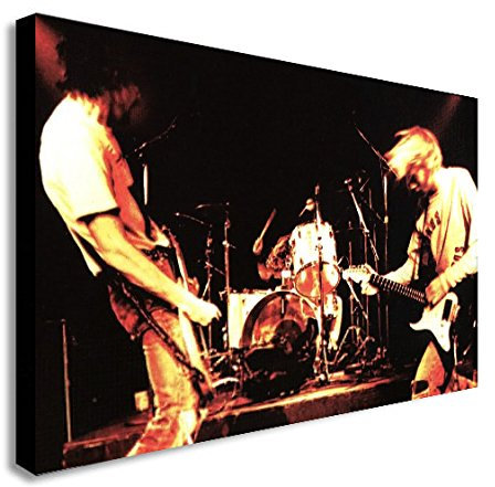 FAB Kunstdruck auf Leinwand, Motiv: Nirvana Grunge Rockband, verschiedene Größen (A0, 119,4 x 83,8 cm)
