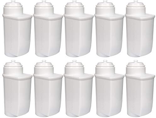 10-pack Entkalkung Wasserfilter für Kaffeevollautomaten kompatibel BRITA INTENZA | EQ3 EQ5 EQ6 EQ7 EQ8 EQ9 | TCZ7033 TZ70003 | Bosch VeroAroma, VeroBar, VeroCafe, VeroProfessional