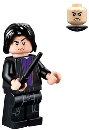 LEGO 2018 Harry Potter Minifigure - Severus Snape (with Black Wand and Display Stand) 75956