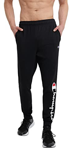 Champion Herren Leichte Lounge-Hose, Jersey-grafikhose für Herren, 78,7 cm Trainingshose (1er Pack)