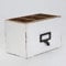 DESIGN DELIGHTS Holz STIFTEHALTER BOX Vintage 19 | Mahagoni, 19x12x10cm (BxHxT) | Stiftebox mit Metallgriff, Stifteköcher, Schreibtischorganizer im shabby Style | Farbe: 06 weiß-landhaus