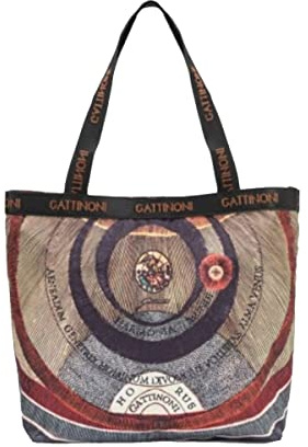 Gattinoni Borsa A Spalla Shopping Pieghevole Classic Planetarium Planetarium Easychic BIGYE6583WIA Nero
