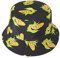 ZLYC Unisex Bucket Schlapphut, Lächeln schwarzer Mais, One Size