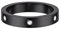 FOCALOOK Ring Frauen Ring Herren Ring Schwarz Edelstahl Ringe Verlobungsring 57mm Solitär Ring 4mm breit Eheringe Partner Ringe mit CZ Ring Schmuck Valentinstag für Verlobung