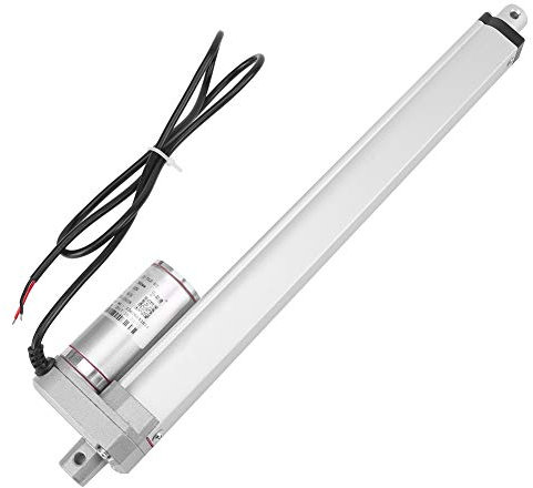 12 V Linear Actuator, Linearaktuator, Hochgeschwindigkeit 10 mm/s Linearer Bewegungsantrieb, 330 lb/1500N Linearmotor, 12 Volt IP54 Wasserdicht Linearantrieb, für Elektronische, Medizinische (300mm)
