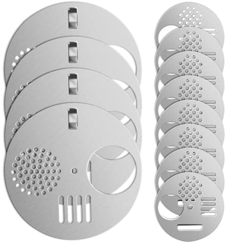 12 st rostfritt stål bikupa ingång grind bikupa entré skiva dörr bi bo dörr ventil biodling tillbehör (silver)
