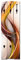 ARTLAND Wandgarderobe Garderobenpaneel Holz mit 5 Haken 45x140 cm Design Garderobe mit Motiv Abstrakt Design Modern Orange U1UO
