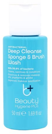 Beauty Hygiene Plus Deep Cleanse makeup Sponge & Brush Wash Conditioning Antibacterial 50ml
