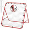 Fußball Rebound Netz Rebounder Faltbar Sports Prellwand aus Stahlrahmen Rot, 62cm x 62cm
