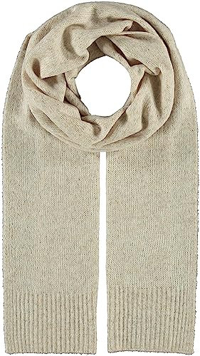 Giorgio Rimaldi® Schal Damen - Strickschal Aus Wolle - Wärmend & Hautfreundlich - Ideal Als Set Mit Passender Strickmütze - 24x180cm Cream