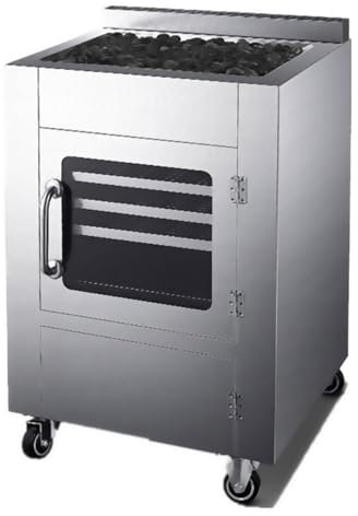 PEIXEN Four à patates Douces d'une capacité de 100 l, Four à patates Douces en Acier Inoxydable, Four à Pizza au Charbon de Bois, Plaque de Cuisson de Taille 36 x 48 m, Peut Cuire des Aliments rôtis
