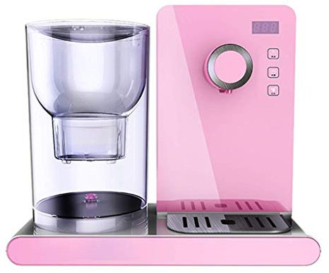 ANSNOW Hot Water Dispensers Small Desktop Water Dispenser Instant Water Dispenser Speed Hot Milkhine, 3 Seconds Hot/Pink/39 * 33 * 16.5Cm