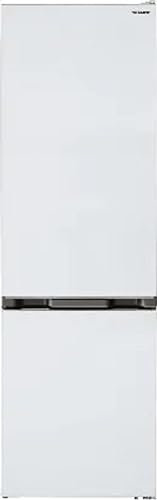 Sharp SJ-NBA32DMXWE - Frigorifero combinato, 367 litri, Bianco, Classe energetica E