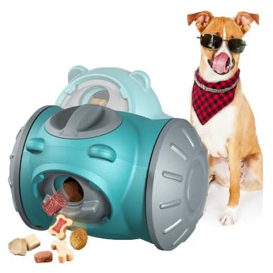 Wyy dog Interactive pet toy |Swing bear slow food distribution to feed dog toys | Cat feeding toy | Fun dog toys relieve anxiety in cats and dogs | Companion cat