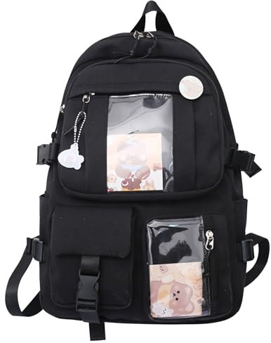kawaii rucksack,rucksack mädchen,Schulrucksack Mädchen Teenager, Cute Anime Bookbag Frauen Casual Daypack Anti-Theft Rucksäcke für College-Schule,Mädchen,Jungen,lässiger Rucksack