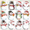 YeahBoom 24Pack Haftnotizen Weihnachten,Mini Haftnotizen Weihnachten,Sticky Notes Weihnachten,Haftnotizen Klebezettel Weihnachten,Weihnachtliche Haftnotizen,Weihnachten Notizblock,Weihnachtsnotizen