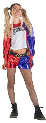 Harley Quinn Suicide Squad Costume déguisement Fille Original DC Comics (Taille XS)