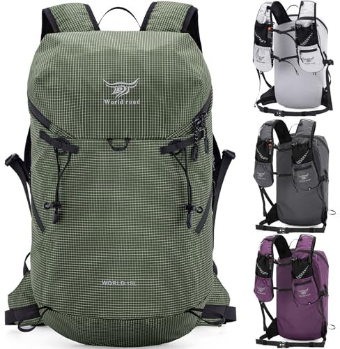 Kimwadalh Wanderrucksack für Frauen Männer 15L Trekking Rucksack Kleine Sportrucksäcke Outdoor Leichter Daypack für Schule, Reisen, Wandern, Radfahren,Arbeit