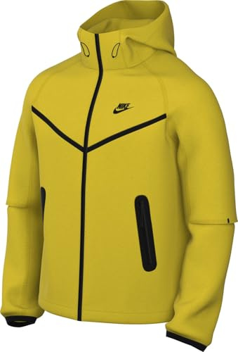 Nike Tech Webjacke Für Herren, Bright Citron/Bright Citron/Black, HM7151-726, XS