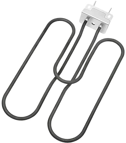 TOBBOMEY Ersatz Heizelement Elektrogrill Heizspirale Kompatibel mit Langlebiges BBQ Ersatzteil Leistungsstarkes Grillheizrohr in Schwarz