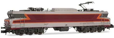 ARNOLD HN2650S SNCF, Elektrolokomotive. CC 6502 „Mistral“, Originale Silberne Lackierung, Epoche IV, mit DCC-Sounddecoder. Diesellokomotive.