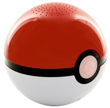 Teknofun Pokémon - Altavoz Bluetooth diseño Pokeball, Color Rojo y Blanco