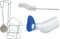 Pflegehome24® Urinflaschen-Set UNIVERSAL Aufsatz für Frauen, milchig