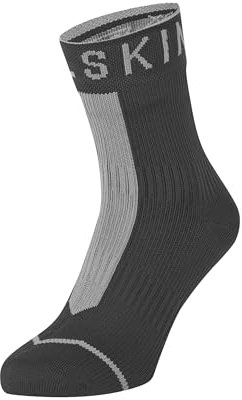 SEALSKINZ | Dunton | Unisex Waterproof Warm Weather Ankle Length Merino Wool Lined Sock | Seamless, Thin & Comfortable | Hydrostop to Block Water Penetration
