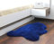 Merino Wool Hand Made Echt Natur 100% Wolle Schaffell Teppich Sofa Stuhl Bezug Pad Lammfell Teppich Pad (Blue)