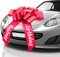 Zoe Deco Alles Gute zum Geburtstag Autoschleife (Rot, 76 cm / 30 Zoll), Riesen-Geschenkschleife vorbedruckt mit Alles Gute zum Geburtstag, Schleifen für Autos & Geschenkverpackung