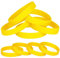 LVNRIDS Braccialetti elastici in silicone 25 pezzi, cinturini da polso in gomma Bracciali per Homme femme Giallo