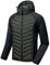 Mapamyumco Herren Thermal Insulation Running Thermojacke, Thermal Hybrid Wanderjacke Holzkohlegrau L