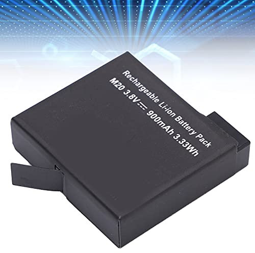 Camera Batteries Motion Camera Replacement Battery Original for SJCAM M20 Rechargeable Li‑ion Battery Pack 3.8V 900mAh Action Camera Battery