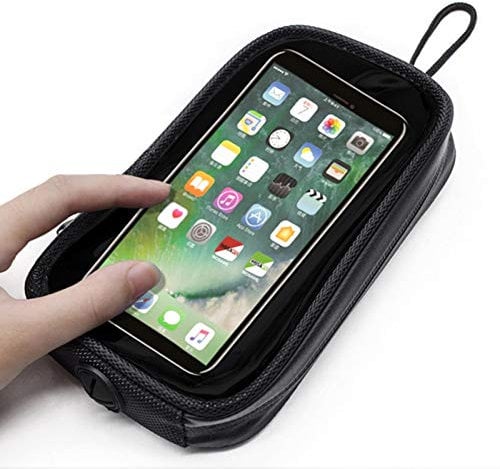 Borsa da serbatoio magnetica piccola e impermeabile universale con supporto touch screen, zaino telefono cellulare, borsa trasparente