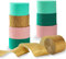 Krepppapier-Luftschlangen in Salbeigrün, rosa-gold, 8 Rollen, grüne Party-Dekorationen, Luftschlangen, Geburtstag, rustikale Hochzeit, Brautparty, Junggesellinnenabschied, Verlobung, Papierblumen,