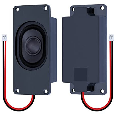 CQRobot Miniature Loudspeaker 3 Watt 4 Ohm Passive Enclosed Audio/Woofer Speaker Compatible with Arduino Board. JST-PH 2.0 mm 2-Pin Interface, for a Variety of Small DIY Electronic Projects.