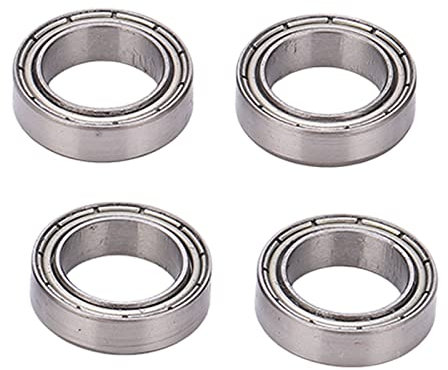 4Pcs 10x15x4mm RC Kugellager Kit Edelstahl Kugellager Set für Arrma 3S 1/10 RC Car Crawler