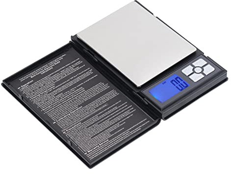 Fafeicy Balanza de Gramos Pantalla Digital Cocina de Alimentos, Pesa 2000 G Rango 0,1 G Precisión Herramienta Portátil para Bajar de Peso, Hornear, Cocinar, Oro Y Plata, Hierbas