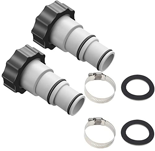 WANGCL Pool Adapter Replacement A Series Hose Adapter with Thread 32/38mm Diameter Hose (2 Piece)