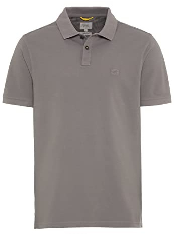 camel active Herren Piqué Poloshirt aus Reiner Baumwolle