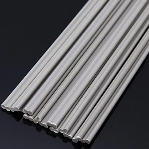MASUNN Tubes De Soudage en Plastique 50Pcs PVC Bâtons De Soudage 200mm pour Le Soudage en Plastique