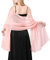 Ladiery Sheer Chiffon Tücher und Wraps für Abendkleider, Damen leichter weicher Schal für Hochzeit Braut Schultertuch